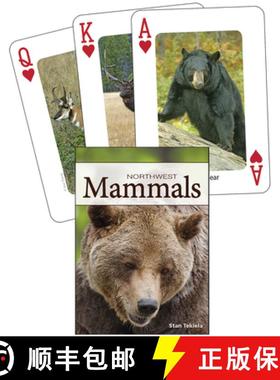 【3-4周达】Mammals of the Northwest Playing Cards [9781591933892]
