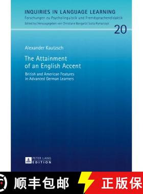 【3-4周达】The Attainment of an English Accent : British and American Features in Advanced German Lea... [9783631720998]