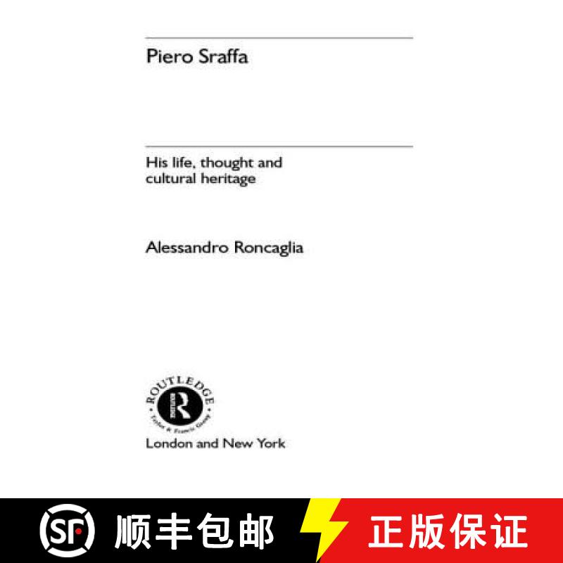 【3-4周达】Piero Sraffa : His Life, Thought and Cultural Heritage [9781138010086]