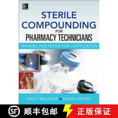 【3-4周达】Sterile Compounding for Pharm Techs--A Text and Review for Certification [9780071830430]