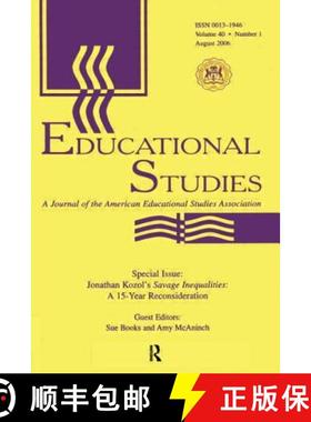 【3-4周达】Guest Editor'S Introduction Es V40#1 : J.KOZOL'S SAVAGE INEQUALAIT. [9780805893526]