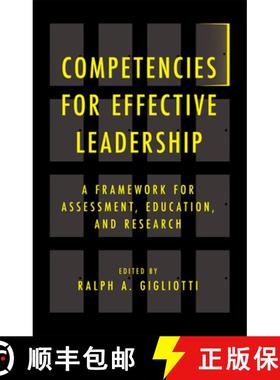 【3-4周达】Competencies for Effective Leadership: A Framework for Assessment, Education, and Research [9781789732566]