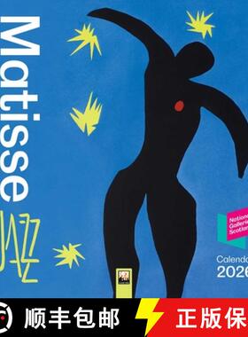 【3-4周达】National Galleries Scotland: Matisse Jazz Wall Calendar 2026 (Art Calendar) [9781835623954]