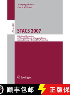 【3-4周达】STACS 2007 : 24th Annual Symposium on Theoretical Aspects of Computer Science, Aachen, Ger... [9783540709176]