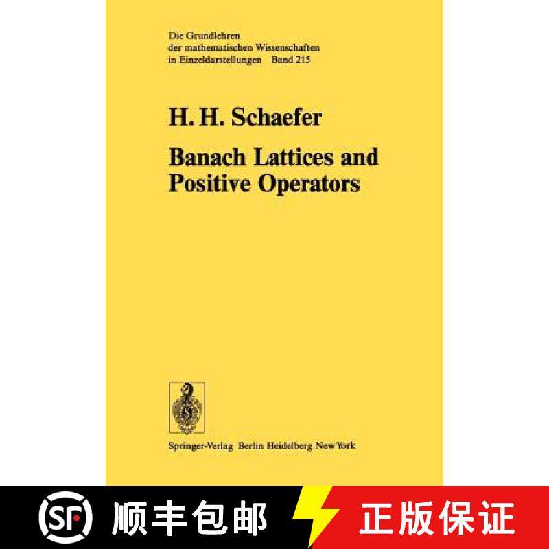 【3-4周达】Banach Lattices and Positive Operators [9783642659720]