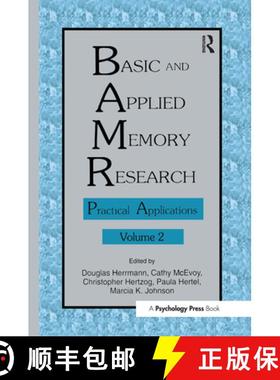 【3-4周达】Basic and Applied Memory Research: Volume 1: Theory in Context; Volume 2: Practical Applic... [9780805815405]