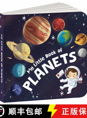 【3-4周达】My Little Book of Planets: Fun Illustrated Board Book of Planets | A Rhyming Book of Solar... [9789815233391]