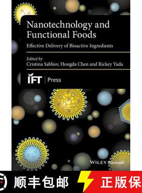 【3-4周达】Nanotechnology And Functional Foods: Effective Delivery Of Bioactive Ingredients [Wiley食品] [9781118462201]