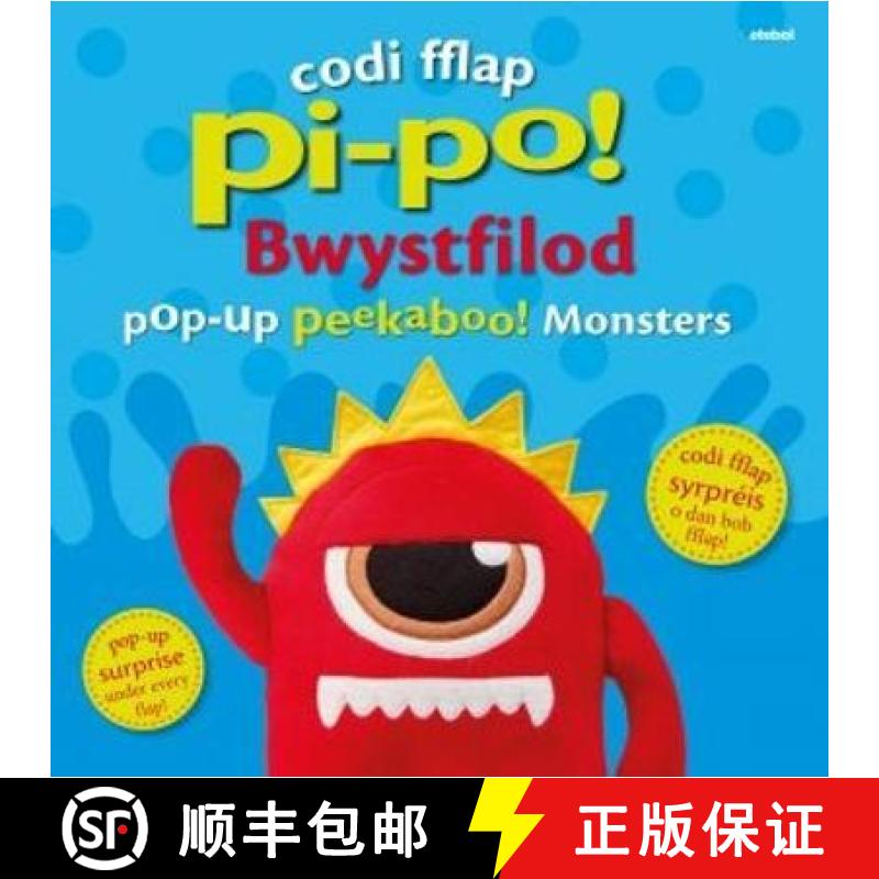 【3-4周达】Codi Fflap Pi-Po! Bwystfilod / Pop-Up Peekaboo! Monsters [9781801062909]