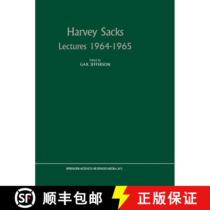 【3-4周达】Harvey Sacks Lectures 1964-1965 [9789401568555]