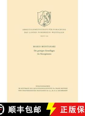 【3-4周达】Die geistigen Grundlagen des Risorgimento [9783663002611]