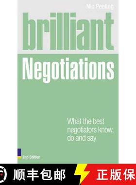 【3-4周达】Brilliant Negotiations 2e: What the best Negotiators Know, Do and Say [9780273743248]