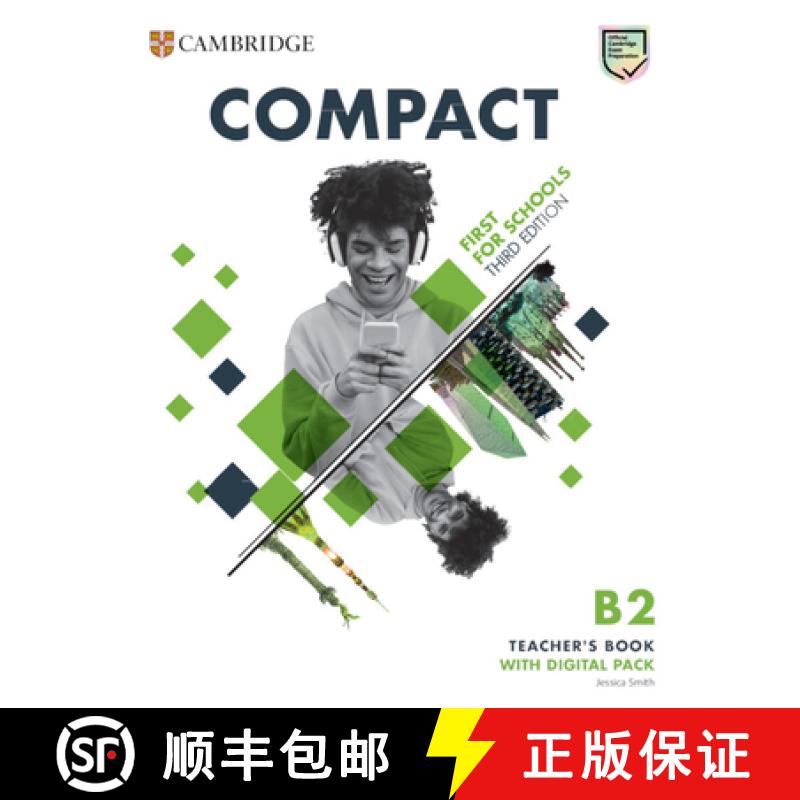 【3-4周达】Compact First for Schools B2 First Teacher's Book with Digital Pack [9781009167185]
