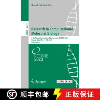 【3-4周达】Research in Computational Molecular Biology : 24th Annual International Conference, RECOMB... [9783030452568]