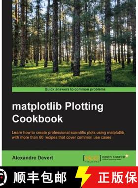 预订 Matplotlib Plotting Cookbook [9781849513265]