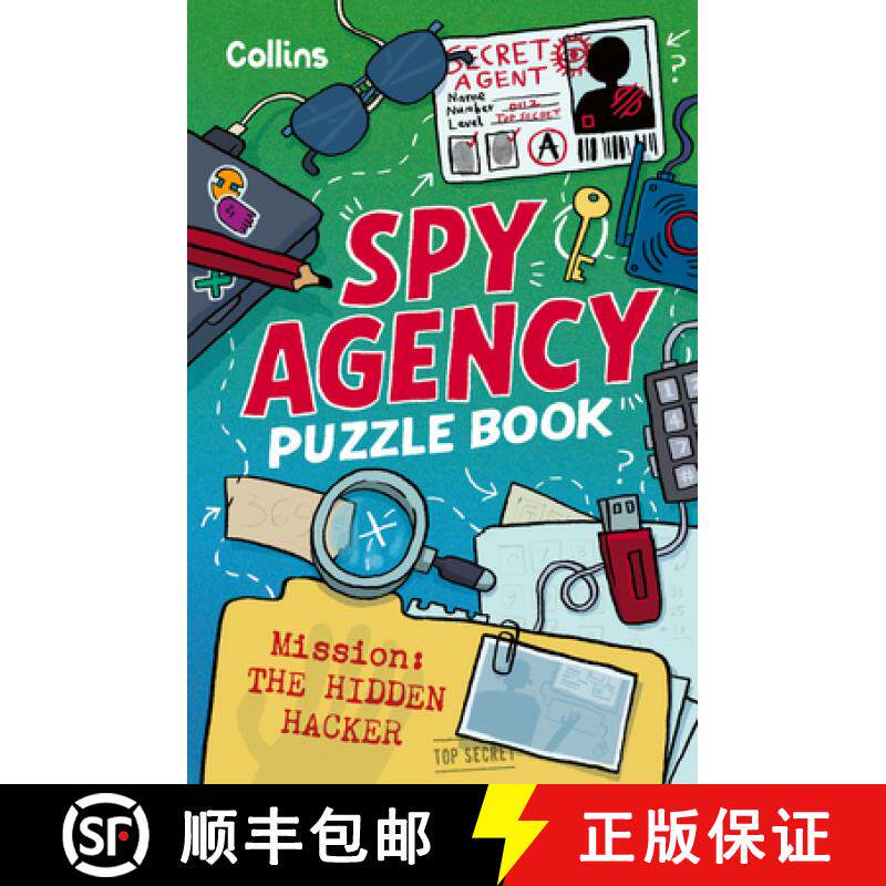 【3-4周达】Spy Agency Puzzle Book – The Hidden Hacker: Solve Puzzles, Crack Codes and Take on a Top ... [9780008733179]
