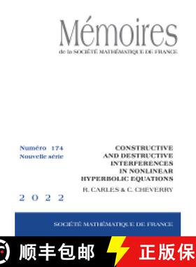 预订 Constructive and destructive interferences in nonlinear hyperbolic equations 法国数学学会 [9782856299463]