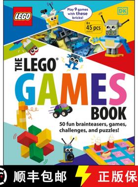 【3-4周达】The Lego Games Book: 50 Fun Brainteasers, Games, Challenges, and Puzzles! [9781465497864]