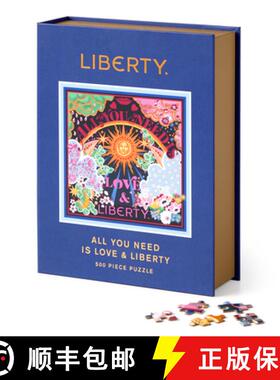 【3-4周达】Liberty All You Need is Love 500 Piece Book Puzzle [9780735380097]