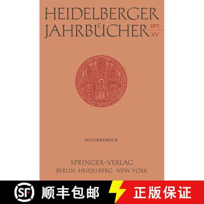 【3-4周达】Heidelberger Jahrbücher [9783540055372]
