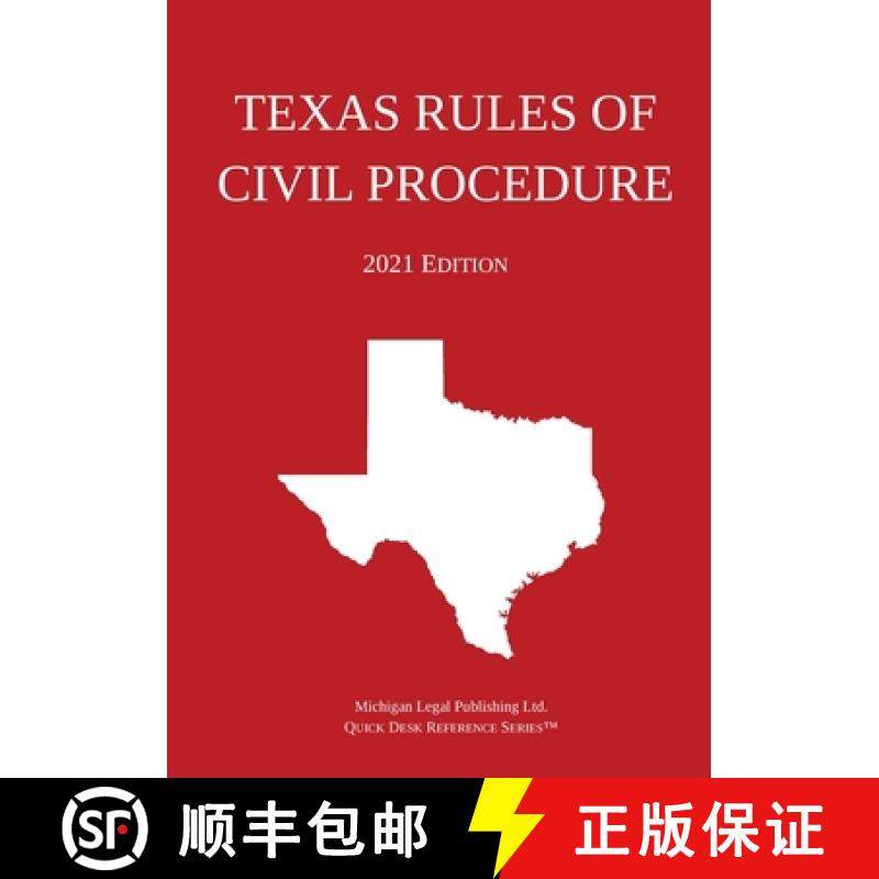 预订 Texas Rules of Civil Procedure; 2021 Edition [9781640021044]
