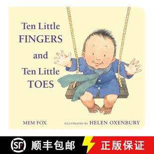 【3-4周达】Ten Little Fingers and Ten Little Toes padded board book [9780547366203]