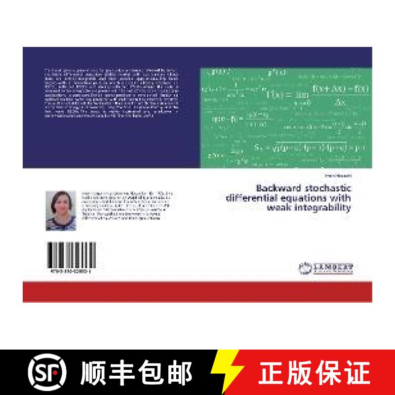 预订 Backward stochastic differential equations with weak integrability [9783330325531]