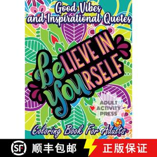 with 4周达 and Vibes Quotes Adult Good Book Coloring 9781989626405 Motivati... Inspirational