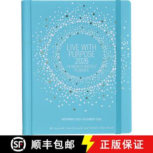 【3-4周达】2026 Live with Purpose Planner (14 Months, Nov 2025 to Dec 2026) (Weekly Goal Planner) [9781441344823]