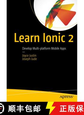 【3-4周达】Learn Ionic 2 : Develop Multi-platform Mobile Apps (First Edition) (First Edition) [9781484226162]