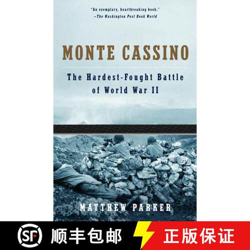 【3-4周达】Monte Cassino: The Hardest Fought Battle of World War II [9781400033751]