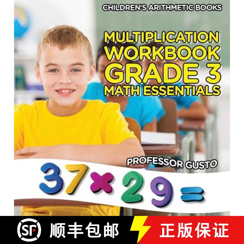 预订 Multiplication Workbook Grade 3 Math Essentials - Children's Arithmetic Books [9781683212928]