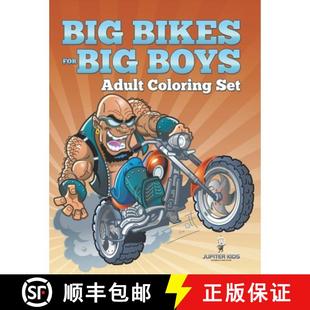 【3-4周达】Big Bikes For Big Boys: Adult Coloring Set [9798869445865]