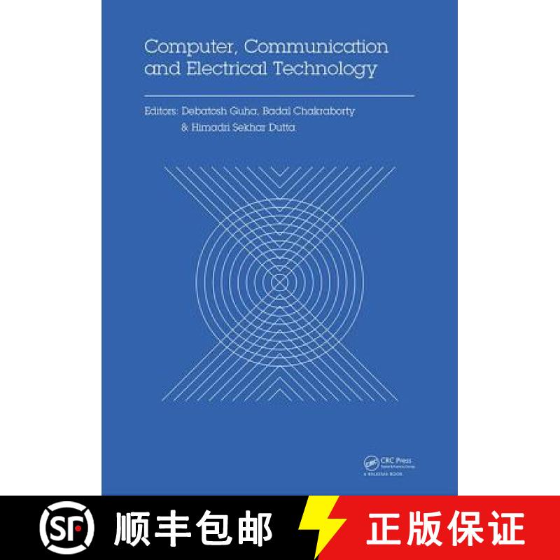 【3-4周达】Computer, Communication and Electrical Technology: Proceedings of the International Confer... [9781138031579]
