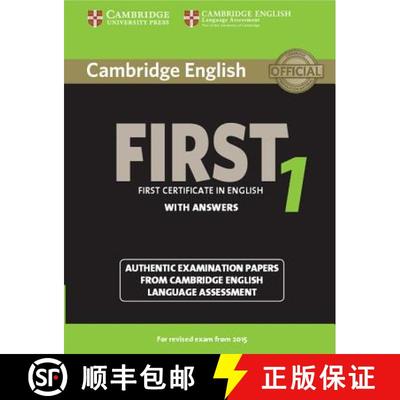 【3-4周达】Cambridge English First 1 for Revised Exam from 2015 Student's Book with Answers: Authenti... [9781107695917]