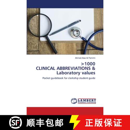 预订 ＞1000 CLINICAL ABBREVIATIONS & Laboratory values [9786202511315]
