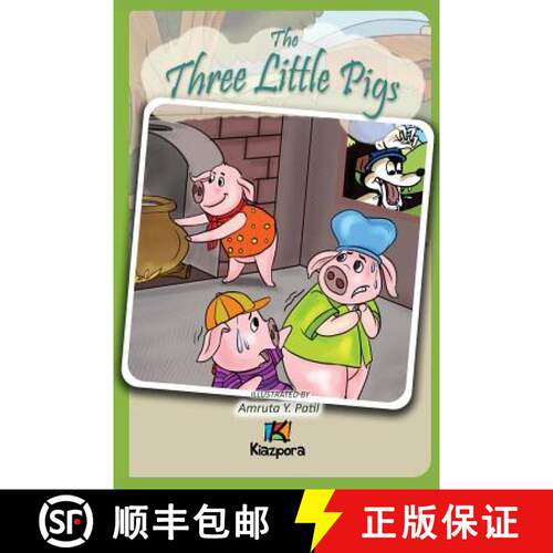 【3-4周达】The Three Little Pigs: Child Friendly Version of the Classic Tale [9780996636278]