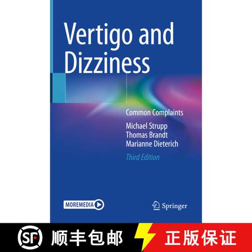 【3-4周达】精装 Vertigo and Dizziness: Common Complaints (Third Edition 2023) [9783030782597]