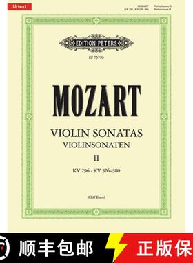 【3-4周达】Violin Sonatas: K296, 376-380, 402, 403; Urtext [9790577085609]