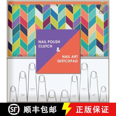 【3-4周达】Nail Polish Clutch + Nail Art Sketchpad [9781452134505]