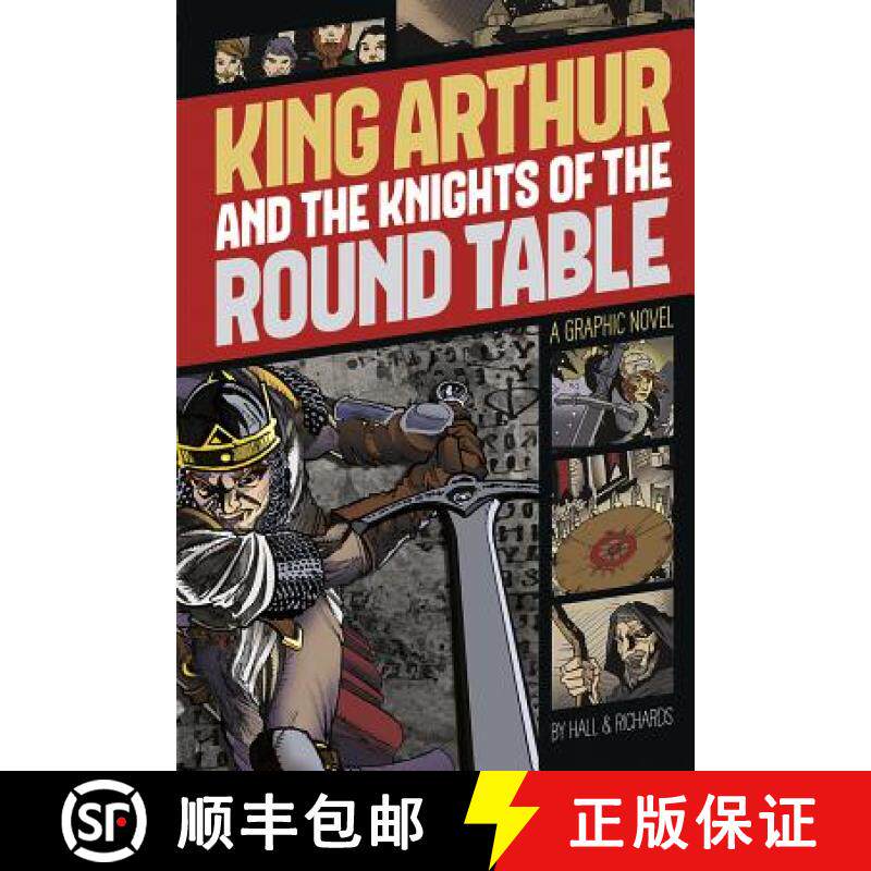 预订 King Arthur and the Knights of the Round Table (Graphic Revolve: Common Core Editions): A Graphi... [9781496500250]