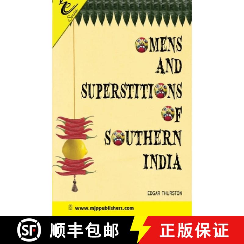 【3-4周达】Omens and Superstitions of Southern India [9788180940934] - 实物图