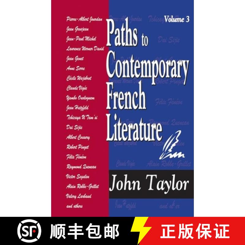 【3-4周达】Paths to Contemporary French Literature: Volume 3 [9781138513006]