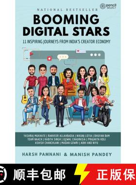 【3-4周达】Booming Digital Stars: 11 Inspiring Journeys from India's Creator Economy [9789354589485]