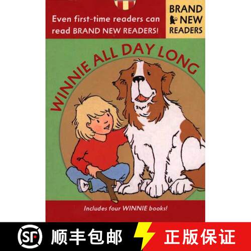 【3-4周达】Winnie All Day Long: Brand New Readers [With 4 - 8 Pages in Slipcase] [9780763607746]