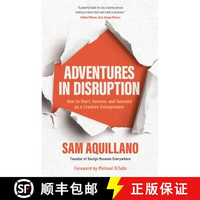 【3-4周达】Adventures in Disruption: How to Start, Survive, and Succeed as a Creative Entrepreneur [9798989636303]