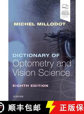 【3-4周达】Dictionary of Optometry and Vision Science [9780702072222]