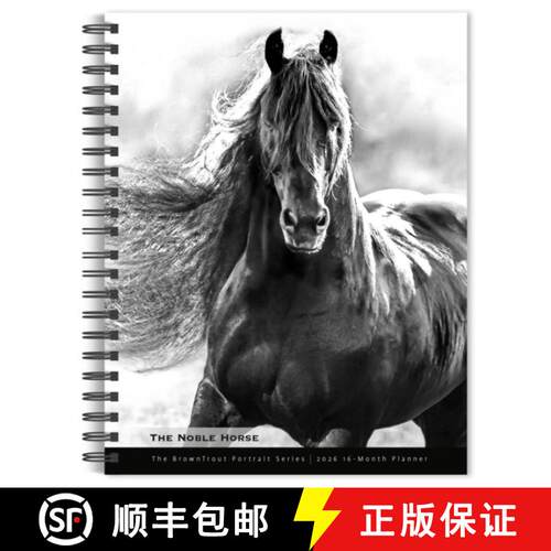 【3-4周达】Horse, The Noble, The BrownTrout Portrait Series 2026 Engagement Diary [9798330703746]