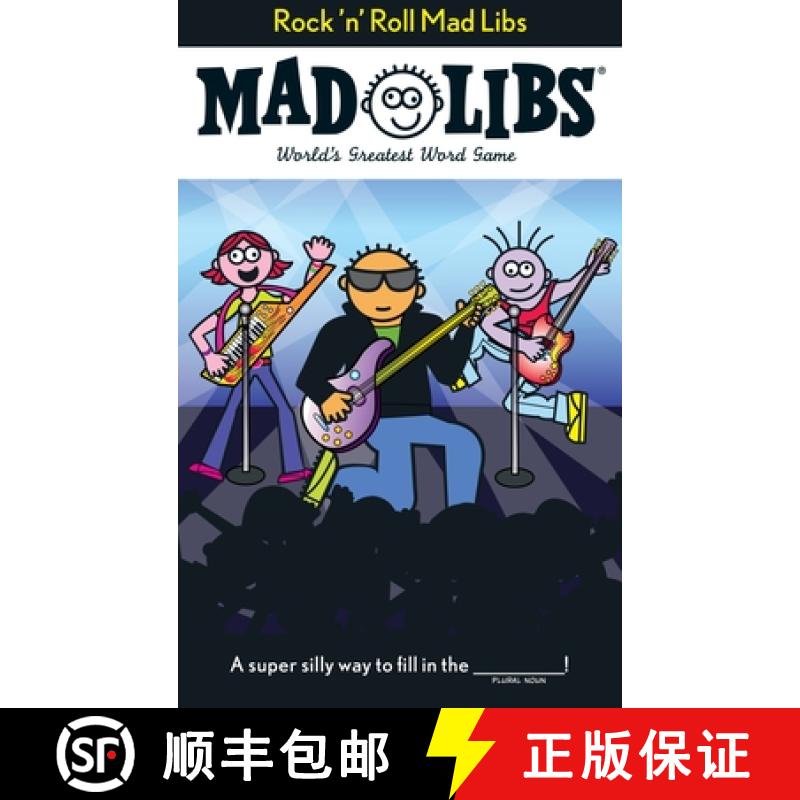 【3-4周达】Rock 'n' Roll Mad Libs: World's Greatest Word Game [9780843126952]