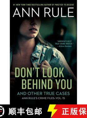 【3-4周达】Don't Look Behind You: Ann Rule's Crime Files #15 [9781982137960]